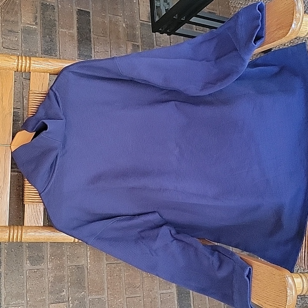 Lands' End  navy blue turtleneck, size 2XL - Picture 4 of 7